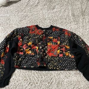ZARA cropped sweater